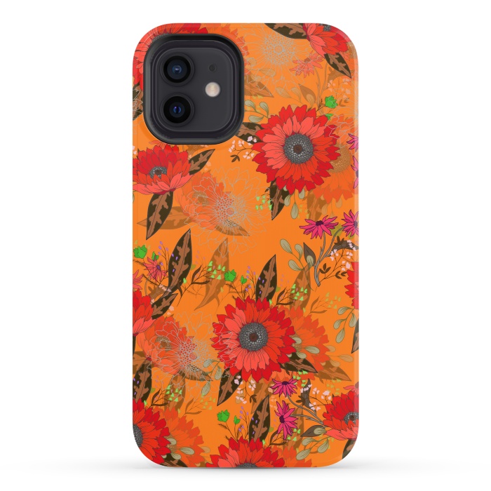 iPhone 12 StrongFit Sunflowers for October by ArtsCase