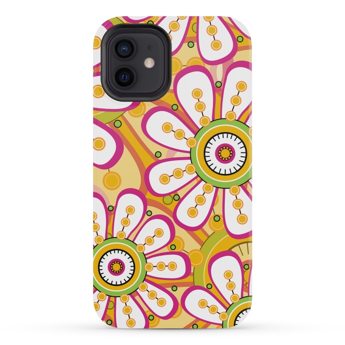 iPhone 12 mini StrongFit Lemon Flowers by Shelly Bremmer