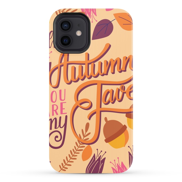 iPhone 12 StrongFit Autumn, you are my fave 001 by Jelena Obradovic