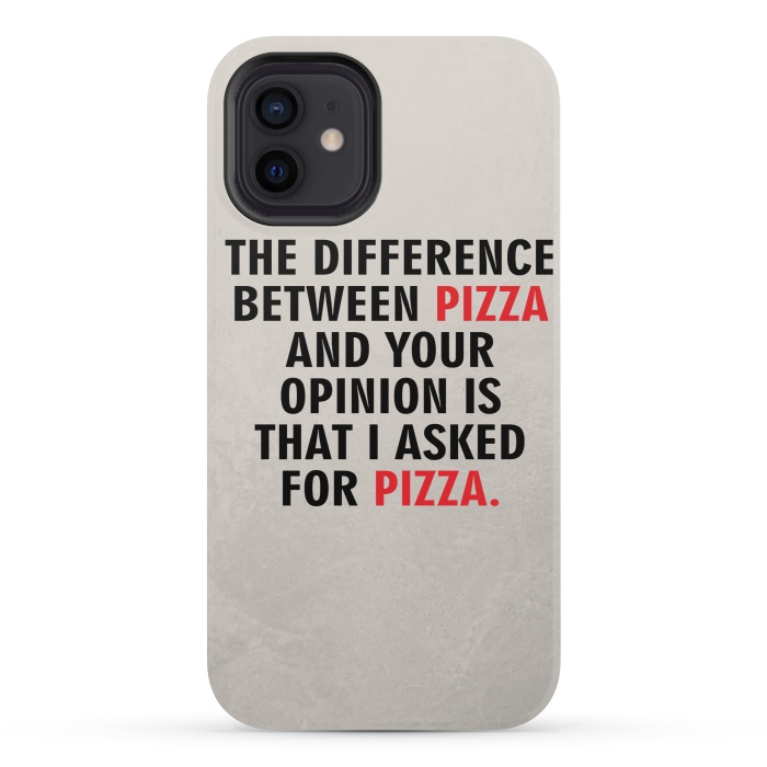 iPhone 12 mini StrongFit I ASKED FOR PIZZA by MALLIKA