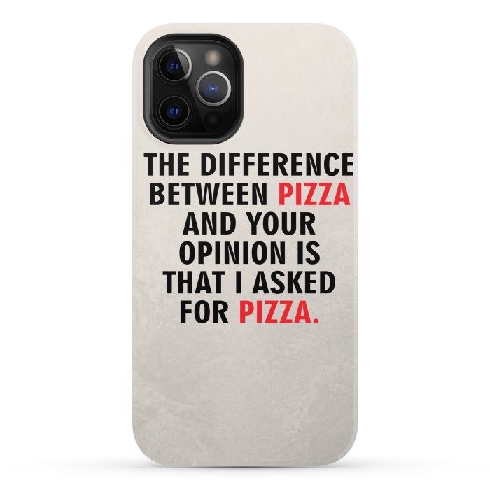 iPhone 12 Pro StrongFit I ASKED FOR PIZZA by MALLIKA