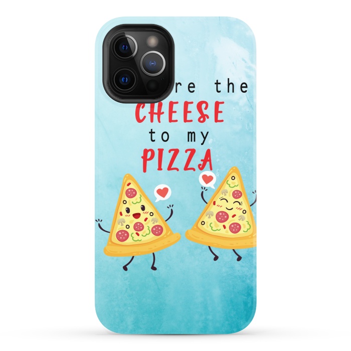iPhone 12 Pro StrongFit CHEESE TO MY PIZZA by MALLIKA
