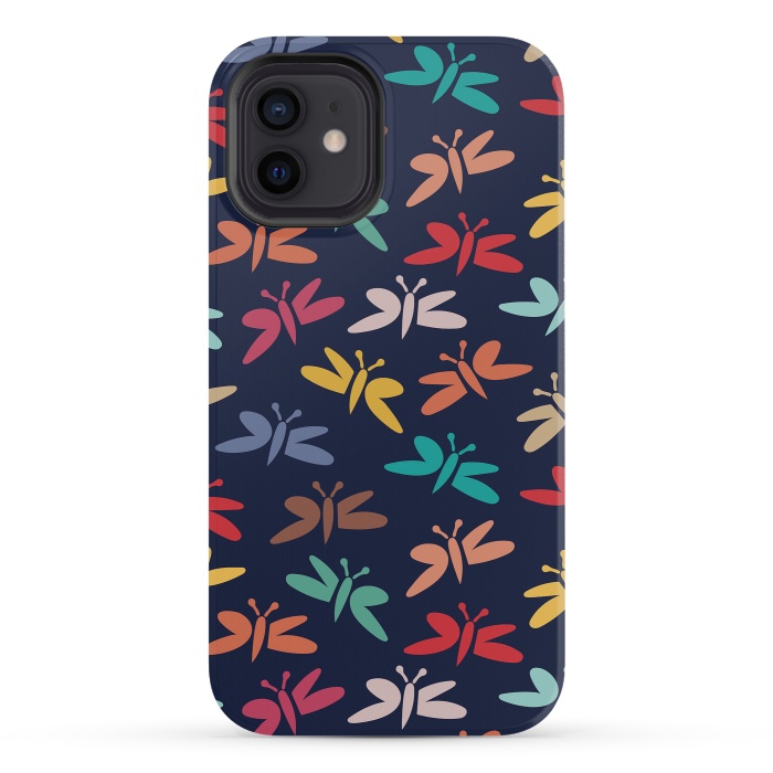 iPhone 12 mini StrongFit Butterflies by Majoih