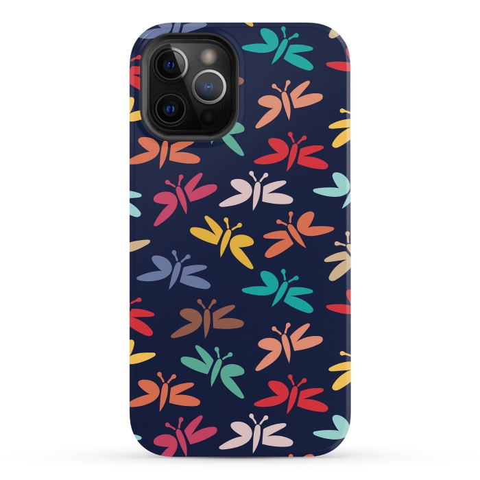 iPhone 12 Pro Max StrongFit Butterflies by Majoih