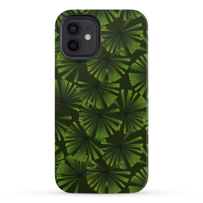 iPhone 12 StrongFit Palm leaves 2 by Katerina Kirilova
