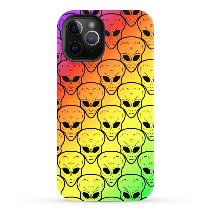 iPhone 12 Pro StrongFit aliens by haroulita