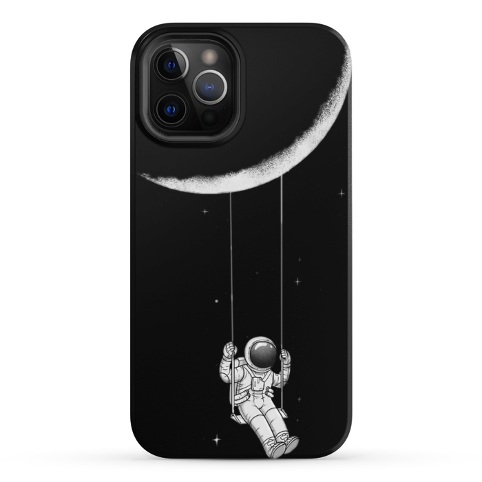 iPhone 12 Pro StrongFit moon astronaut by haroulita