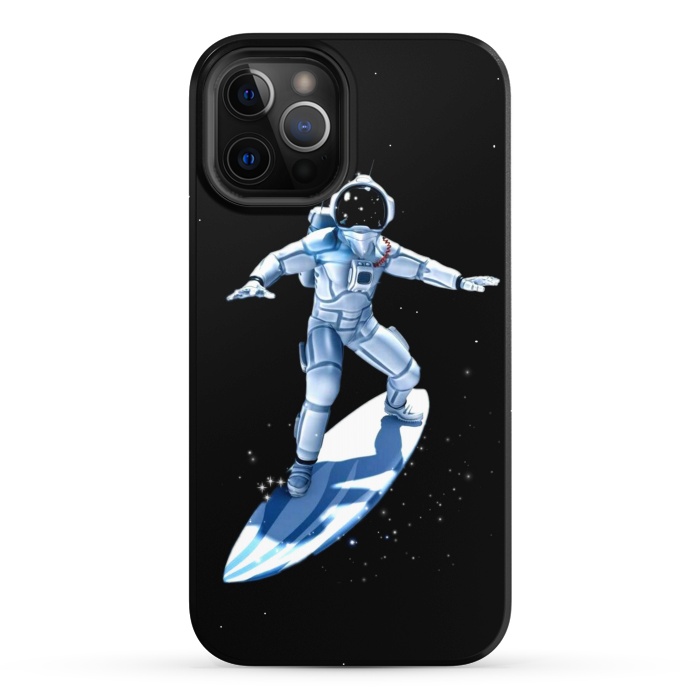 iPhone 12 Pro StrongFit surf astronaut by haroulita