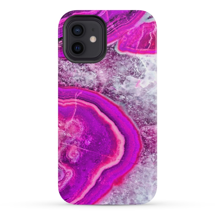 iPhone 12 mini StrongFit agate slice by haroulita