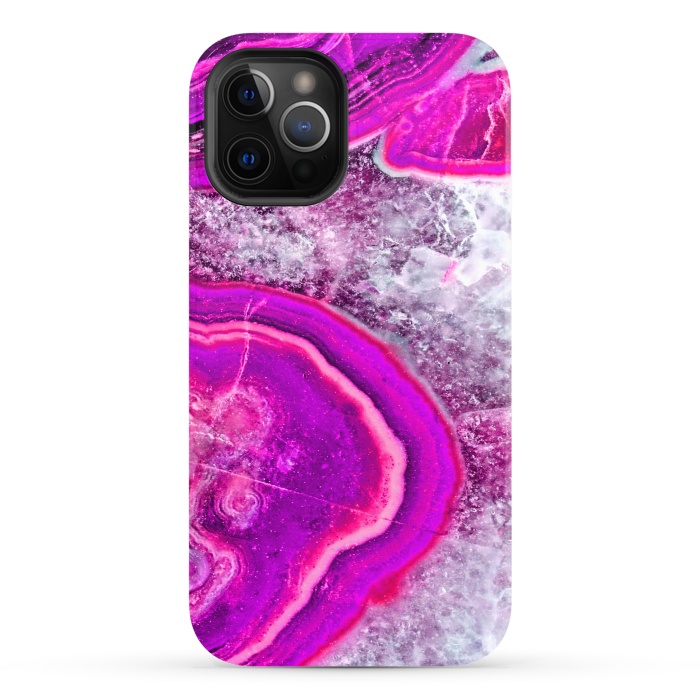 iPhone 12 Pro StrongFit agate slice by haroulita
