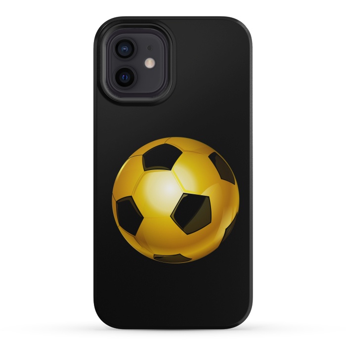 iPhone 12 mini StrongFit golden ball by haroulita