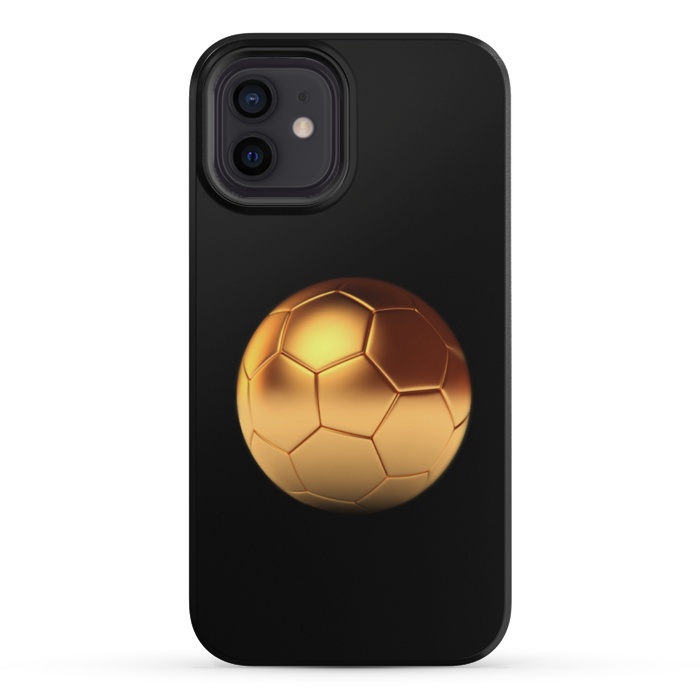 iPhone 12 mini StrongFit gold ball  by haroulita