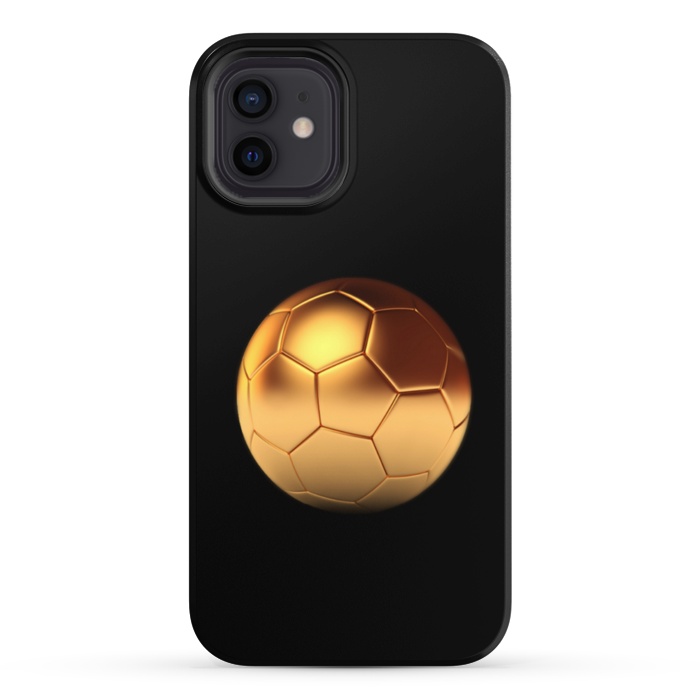 iPhone 12 StrongFit gold ball  by haroulita
