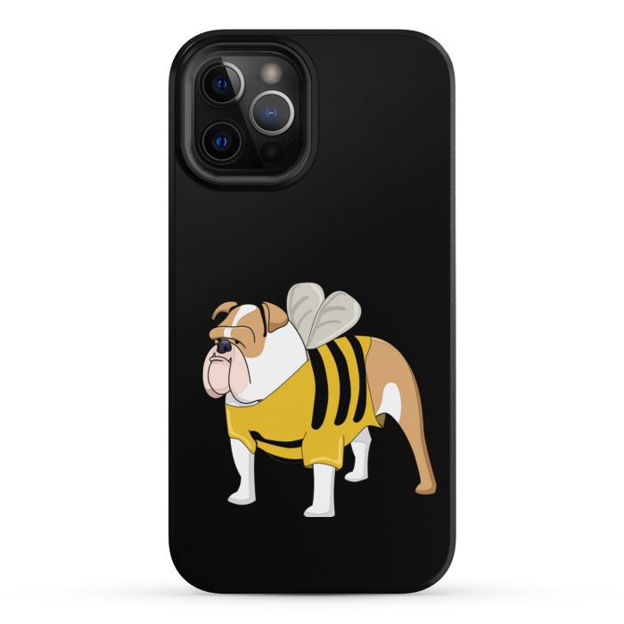 iPhone 12 Pro StrongFit cute bulldog  by haroulita