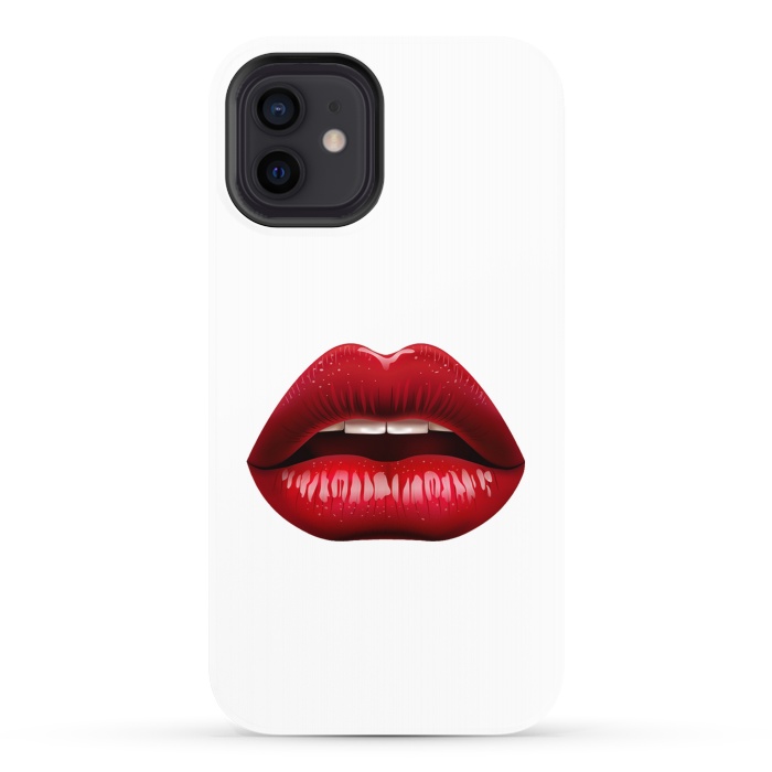 iPhone 12 StrongFit red lips by haroulita