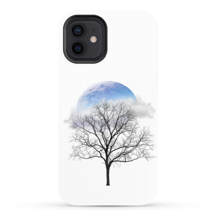 iPhone 12 StrongFit winter tree by haroulita