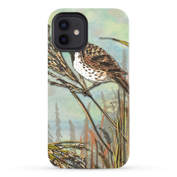 iPhone 12 StrongFit Reedbunting by Lotti Brown