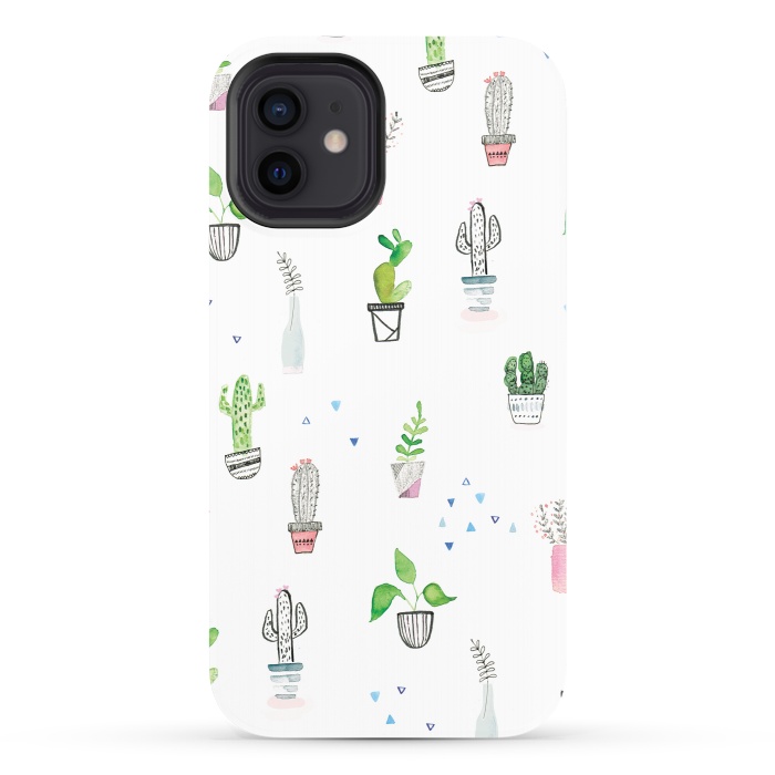 iPhone 12 StrongFit painted house plants - lauradidthis by lauradidthis