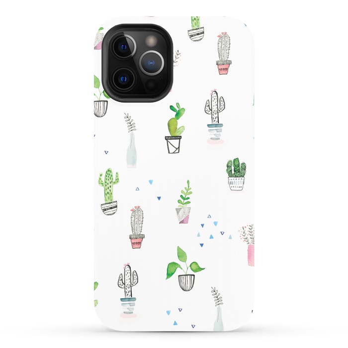 iPhone 12 Pro StrongFit painted house plants - lauradidthis by lauradidthis