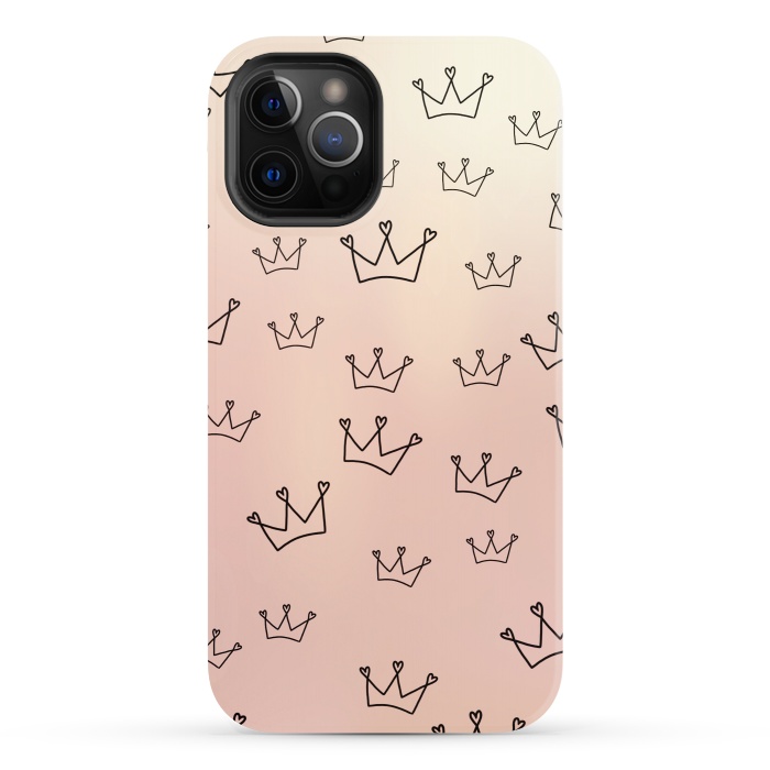 iPhone 12 Pro StrongFit Crown heart by Jms