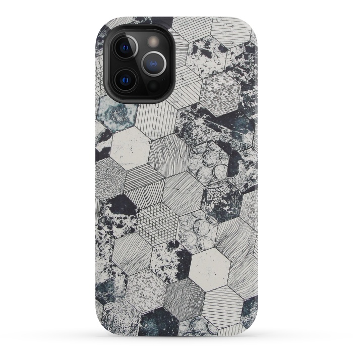 iPhone 12 Pro StrongFit Hexagonal by Winston