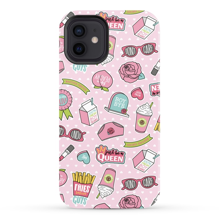 iPhone 12 StrongFit Girls Fashion Design With Cute Symbols by ArtsCase