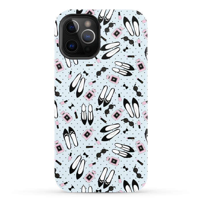 iPhone 12 Pro StrongFit Polka Cute Fashion With Beautiful Accessories by ArtsCase