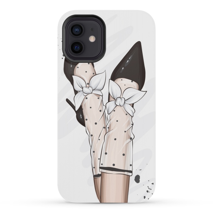 iPhone 12 mini StrongFit A Fashionable Woman has Accessories for her feet by ArtsCase
