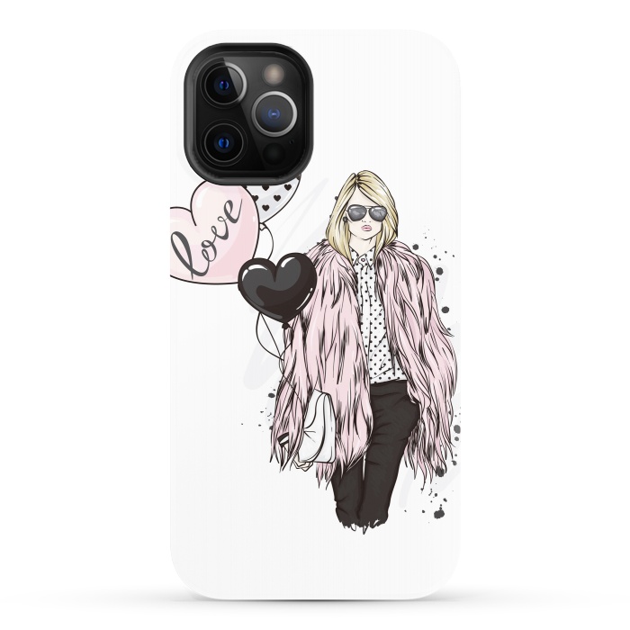 iPhone 12 Pro StrongFit Fashion Woman in Love by ArtsCase