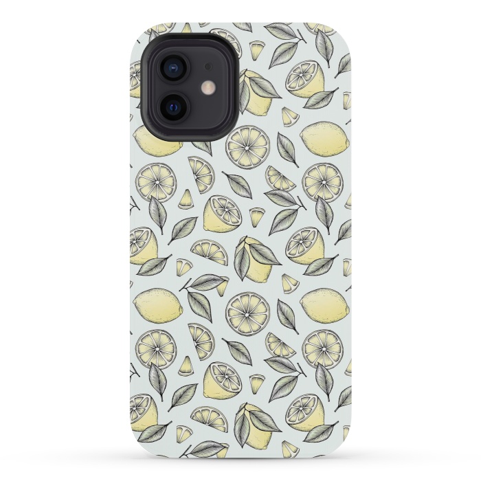 iPhone 12 mini StrongFit Lemon Tree by Barlena