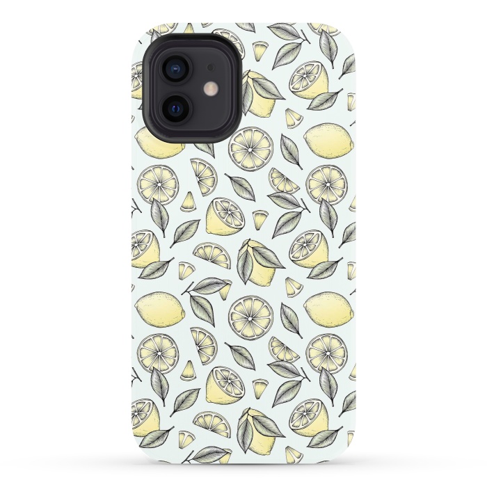 iPhone 12 StrongFit Lemon Tree by Barlena