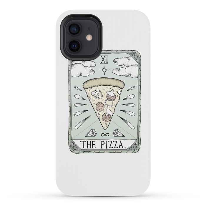 iPhone 12 mini StrongFit The Pizza by Barlena