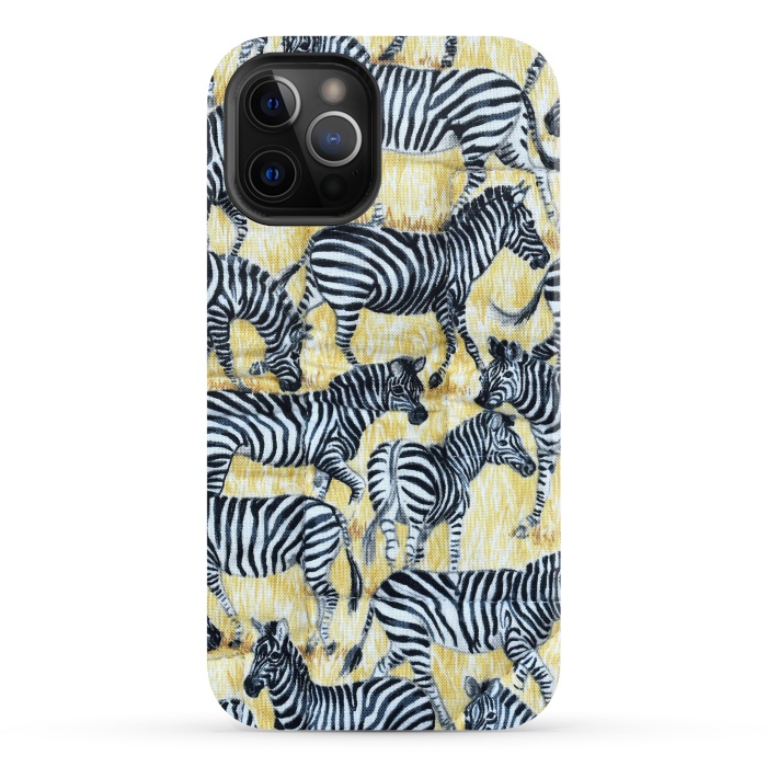 iPhone 12 Pro StrongFit Zebras by Winston