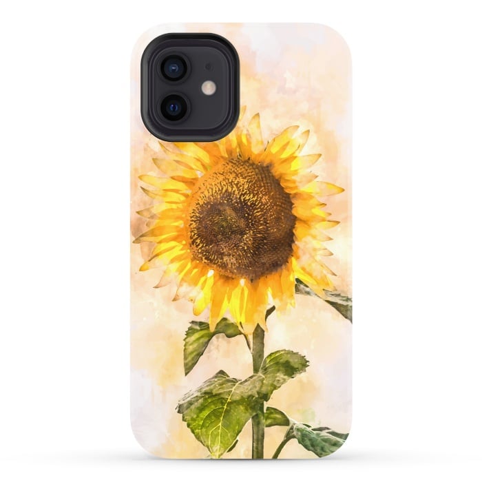 iPhone 12 StrongFit Summer Sunflower by Creativeaxle