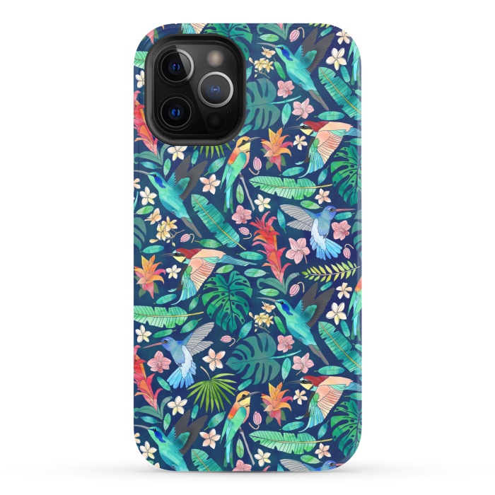iPhone 12 Pro StrongFit Birds In Bohemian Paradise by Tangerine-Tane