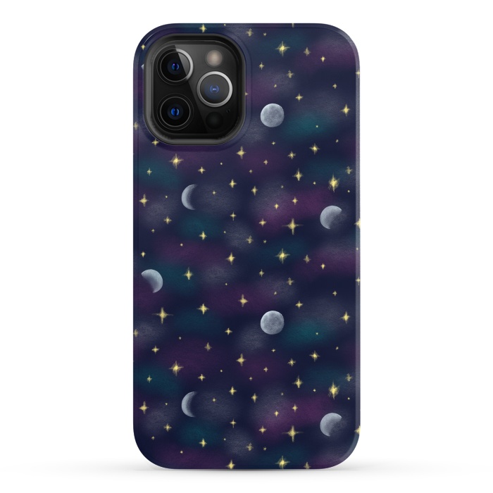 iPhone 12 Pro StrongFit Galaxy Sky by Tishya Oedit
