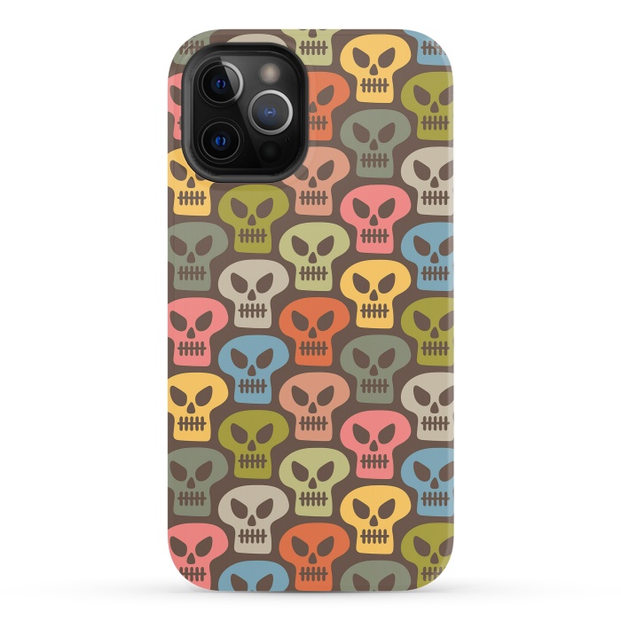 iPhone 12 Pro StrongFit Skulls by Majoih