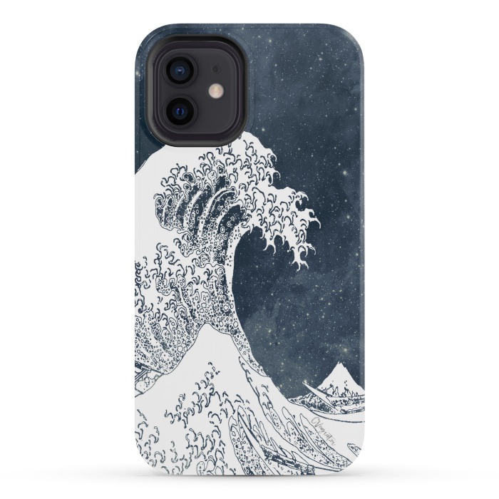 iPhone 12 mini StrongFit The Great Wave of a Star System by ''CVogiatzi.