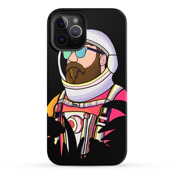 iPhone 12 Pro StrongFit The astronaut dude by Steve Wade (Swade)
