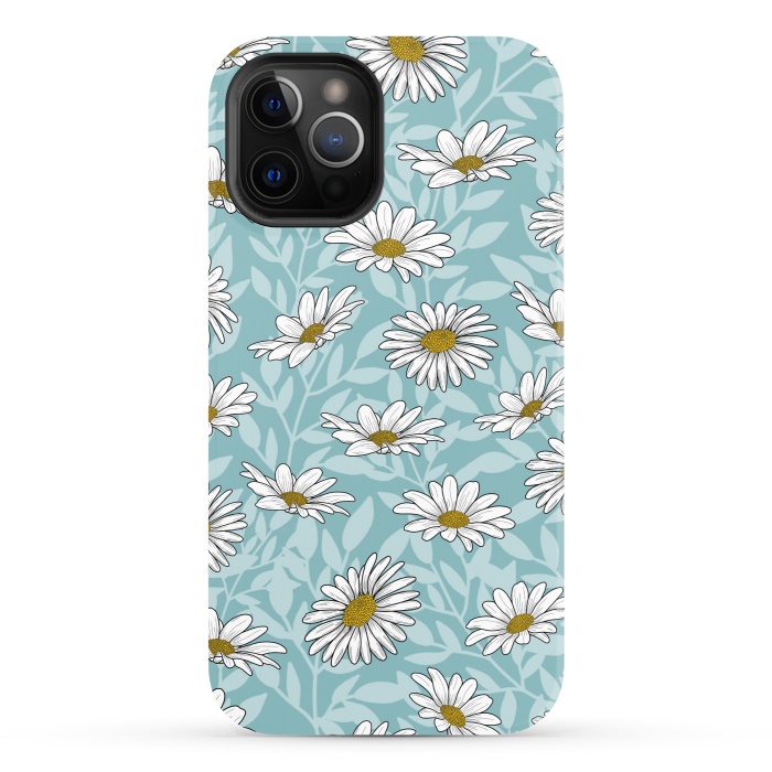 iPhone 12 Pro StrongFit Daisy pattern by Jms