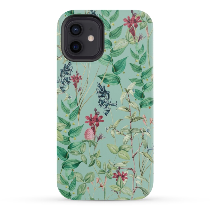 iPhone 12 mini StrongFit Aqua Flora by Zala Farah