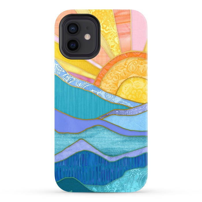 iPhone 12 StrongFit Sweet Sunset by Micklyn Le Feuvre