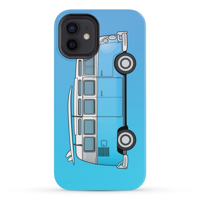 iPhone 12 mini StrongFit Van Life - Blue by Mitxel Gonzalez