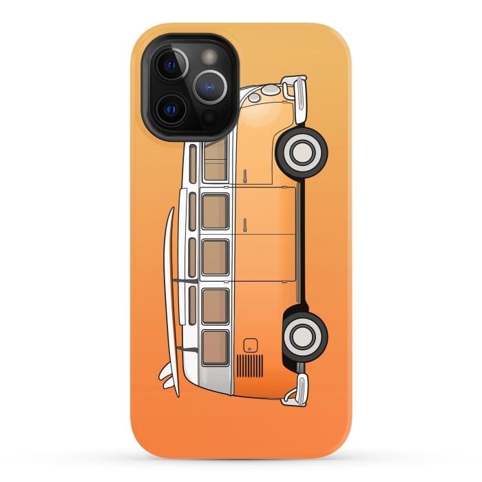 iPhone 12 Pro StrongFit Van Life - Orange by Mitxel Gonzalez