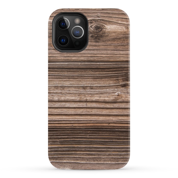 iPhone 12 Pro StrongFit wood by haroulita