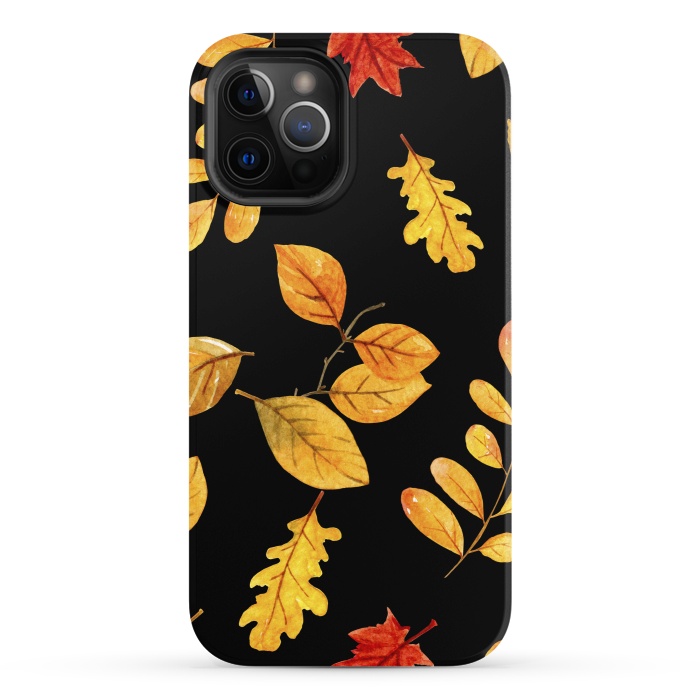 iPhone 12 Pro StrongFit fall leaves x by haroulita