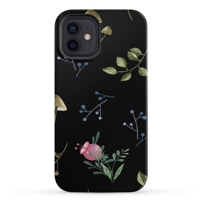iPhone 12 StrongFit flower pattern cc by haroulita