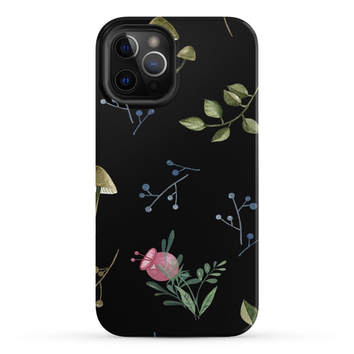 iPhone 12 Pro StrongFit flower pattern cc by haroulita
