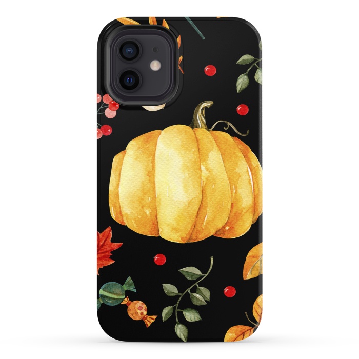 iPhone 12 StrongFit pumpkin season by haroulita