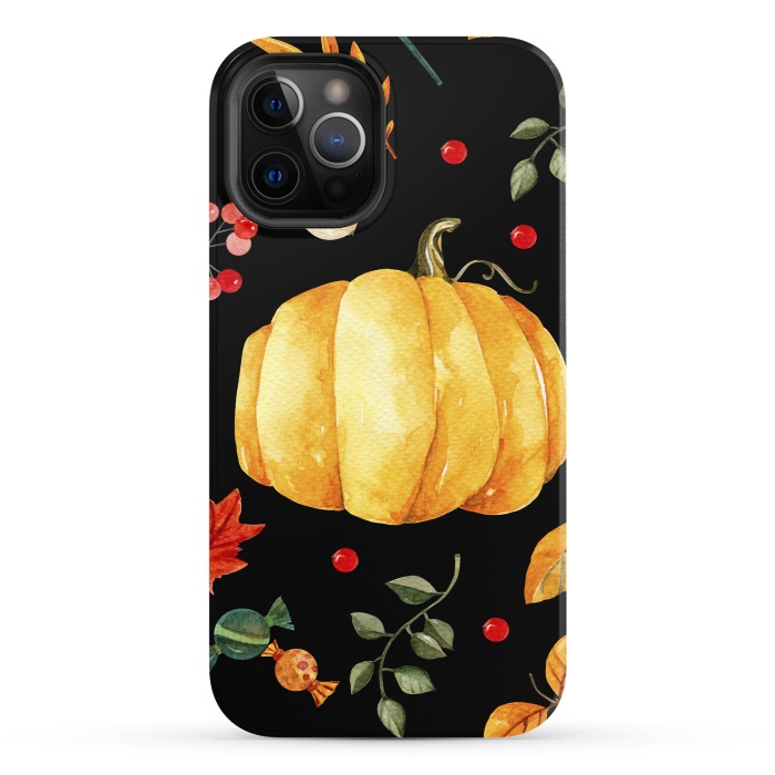 iPhone 12 Pro StrongFit pumpkin season by haroulita